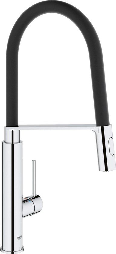 GROHE Concetto Keukenkraan - Hoge uitloop - Draaibaar - Met uittrekbare handdouche - Chroom