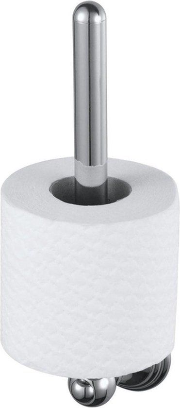 Haceka Allure Reserverolhouder - Chroom - 7x7x27 cm