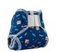 Popolini PopoWrap Blue Planes culotte respirante, fermeture simple et progressive, avec protection anti-fuite (S - 3-6 kg)