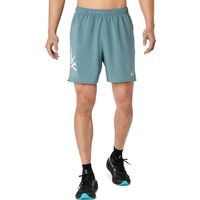 ASICS Icon 7In Hardloopshorts Heren - turkoois, Maat L