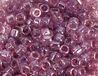 Japanse parels cilinder schat glanzend paars 3,3 mm.8/0 100gr.