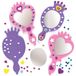 Baker Ross Prinsessenspiegelset, schuimrubber, voor kinderen, om te knutselen, voor themafeest en carnaval, 4 stuks, 19 cm