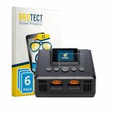 BROTECT - Screenprotector voor Spektrum Smart Charger S250 - Folie Beschermfolie transparant 6 Stuks