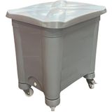 EasyBac Bac de rangement avec couvercle et roues - 115 à 585 l