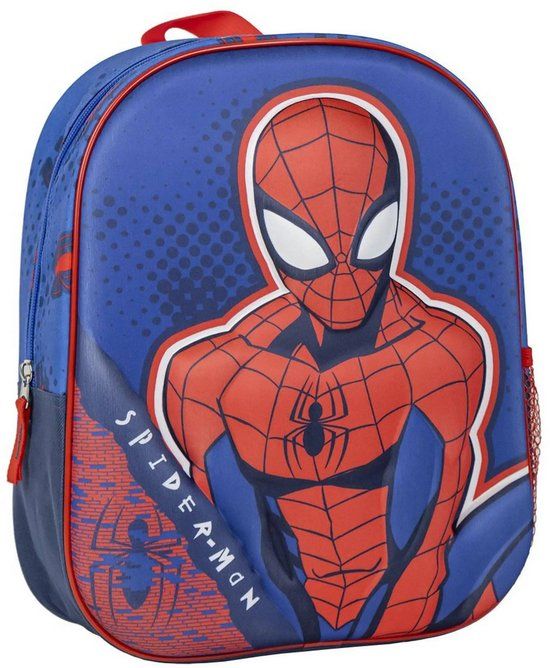 Spider-Man Never Stop Laughing Rugzak 3D - Blauw