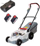 ikra GmbH IKRA accu-grasmaaier ICM 2/2037 met mulch-functie, inclusief twee 20 V accu’s en dubbele snel-lader