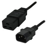MCL MC913-2M câble d'alimentation Noir prise C14 prise C19 2m