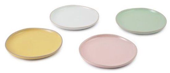 Jamie Oliver Big Love Little Plates Set | 19 cm | 4 stuks | Gemengde kleuren