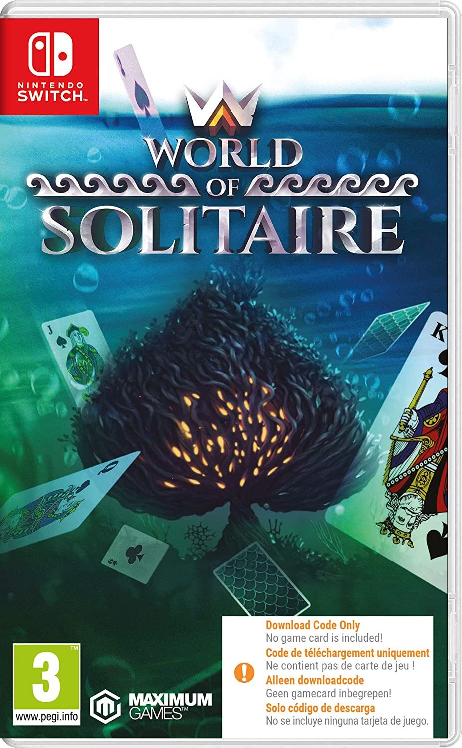 Maximum Games World of Solitaire (Code in a Box) Nintendo Switch