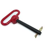 cyclingcolors Aanhangertrekstang met handvat 12 mm x 160 mm tractor auto hoofdbout aanhanger koppeling pitch pin veiligheidspeld vouwstekker