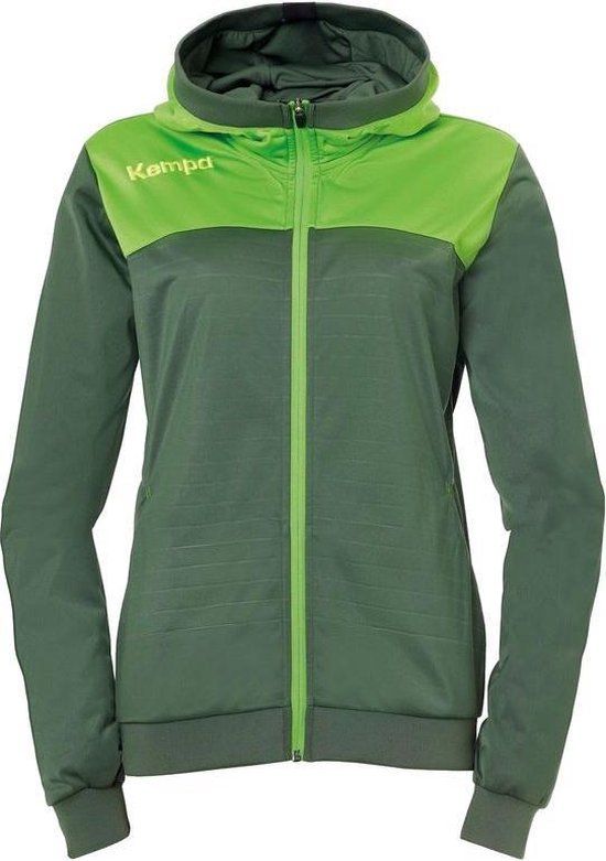 Kempa Emotion 2.0 Hood Jacket Women - Dragon Green/Hope Green - XXL