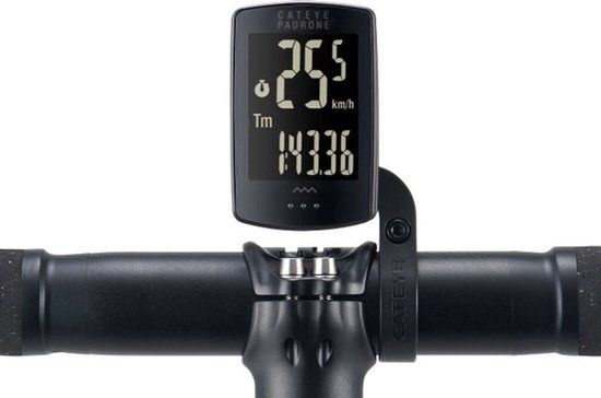 CatEye Padrone Stealth CC-PA100W Fietscomputer - Draadloos - Zwart