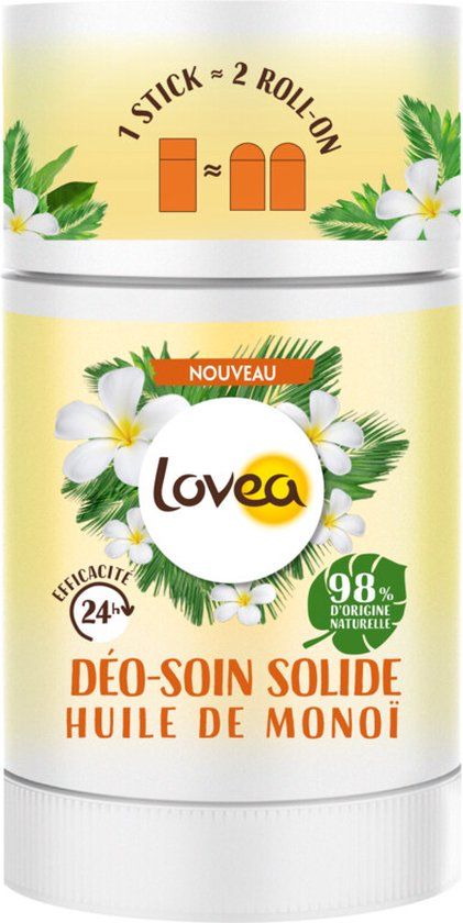 Lovea Solid Deodorant Tahiti Monoi 50 gr
