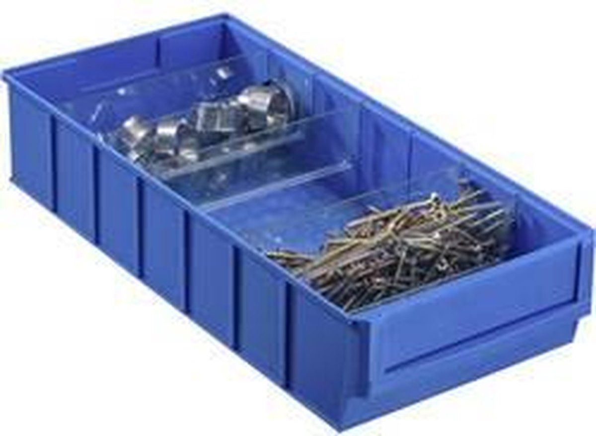 Allit ProfiPlus ShelfBox 400B - blauw - 185 x 400 x 81 mm