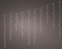 Lumineo LED Compact Icicle Twinkle 256 lampjes 3,75m, soft multicolor