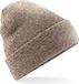 Beechfield Wintermuts - bruin gemeleerd - one size - acryl - volwassenen - muts One size -