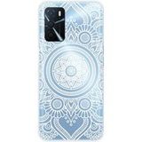 Oppo Bedrukt siliconen hoesje compatibel met Oppo A16 Mandala blanc