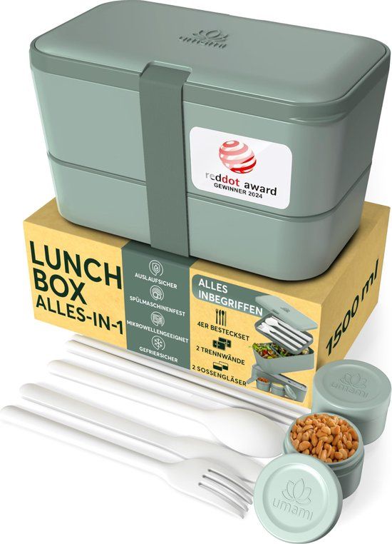 Umami All-in-1 1,5L Bento lunchbox Leigroen