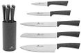 Gerlach Smart Granite Kitchen Block Knife Set 5 Kinds Blade Stainless Steel Kitchen Knife Chef Bread Vegetable