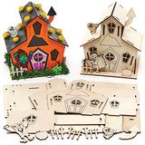 Baker Ross FX184 Spookhuis Houten Bouwpakketten - Set van 2