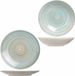 Cosy&Trendy Billiet - Vanlaere Bordenset 4x diepe borden en 4x dinerborden Turbolino blauw 21 cm - 27 cm Aardewerk