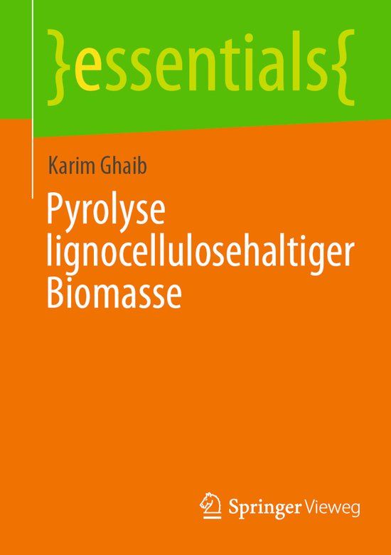 Pyrolyse Springer Essentials - Pyrolyse lignocellulosehaltiger Biomasse