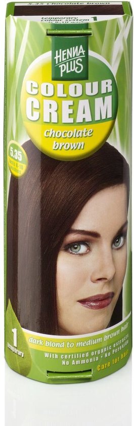 Hennaplus Colour Cream 5.35 Chocolate Brown