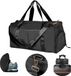 Unyqoos® Sac de sport noir pour femmes et hommes
