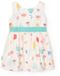 Boboli Robe sans manches en satin blanc 9 mois fille