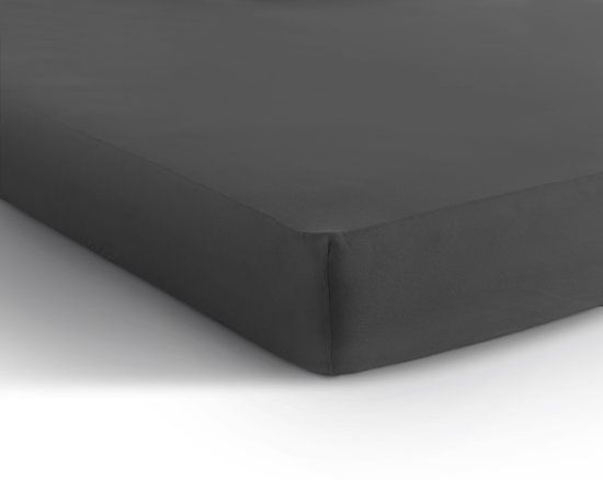 Home Care Hoeslaken - Dubbel Jersey - 80/90/100x200/220 - Antraciet