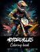 Motorcycles and Bicycles Coloring Book