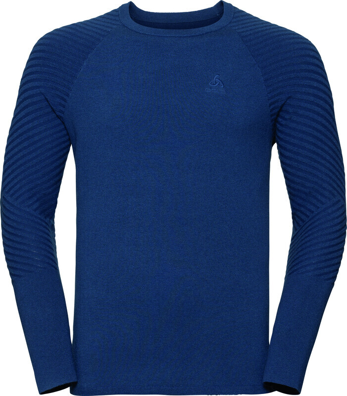 ODLO Unity Kinship Light Midlayer Heren, estate blue melange XL 2020 Sweatshirts & Trainingsjassen