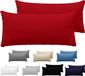 Dreamzie Kussensloop (Set van 2) – Rood Katoen - Voor Kussens 40 x 80 cm