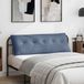 vidaXL Rugkussen Blauw 140 x 50 cm Corduroy stof