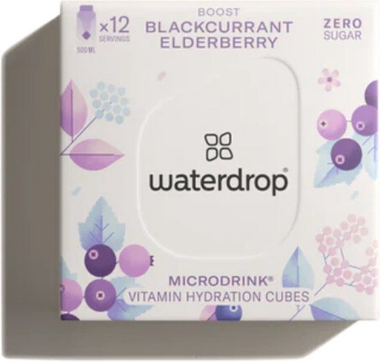 Waterdrop Microdrink Hydratatieblokjes Boost 12 stuks
