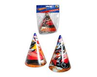ATOSA BigBuy Party ATOSA – 17141 – verpakking van 4 hoeden feestaccessoires 6 cm Hot Wheels