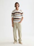 Scotch & Soda Polo Beige Coton Homme S