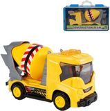 2-Play Werkvoertuig Betonmixer Frictie met Licht en Geluid