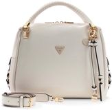 GUESS Danya Satchel Cream White Schoudertas Handtas
