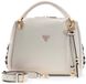 GUESS Danya Satchel Cream White Schoudertas Handtas