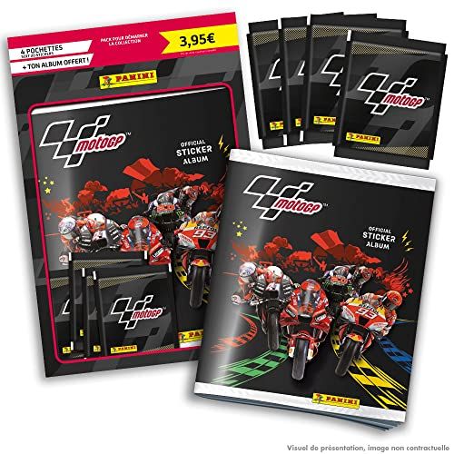 Panini Moto GP sticker 4 hoezen + album gratis
