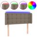 VidaXL Hoofdbord Taupe met LED 103x16x78/88 cm