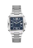 Gc Gc Squarecut Metal Analoog Quartzhorloge Zilverkleurig Kast Gemaakt Van 100% Roestvrij Staal En Een Armband Van 100% Roestvrij Staal 41 Z74001G4, Z74003G7, Z74004G9
