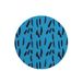Questo Casa Ronde Digitally Printed Mouse Pad, Non-Slip Base, for Office and Home, Diameter: 22 cm