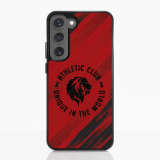 Athletic Club Coque de Téléphone 3D Samsung Galaxy S23 - Rouge et Noir Unique au Monde