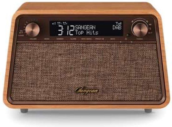 SANGEAN WR-201D Draagbare Radio - Retro - Bruin
