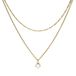 Karma Jewelry T279GP Ketting 45 cm Zilver Goudkleur