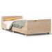 vidaXL Cadre de lit en pin massif 90x200 cm