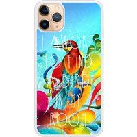 Apple Bedrukt siliconen hoesje compatibel met iPhone 11 Pro Mocking bird