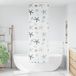 Maison Exclusive - Rideau de douche avec caisse intégrée, dimensions 70x240 cm, largeur du tissu : 66 cm
